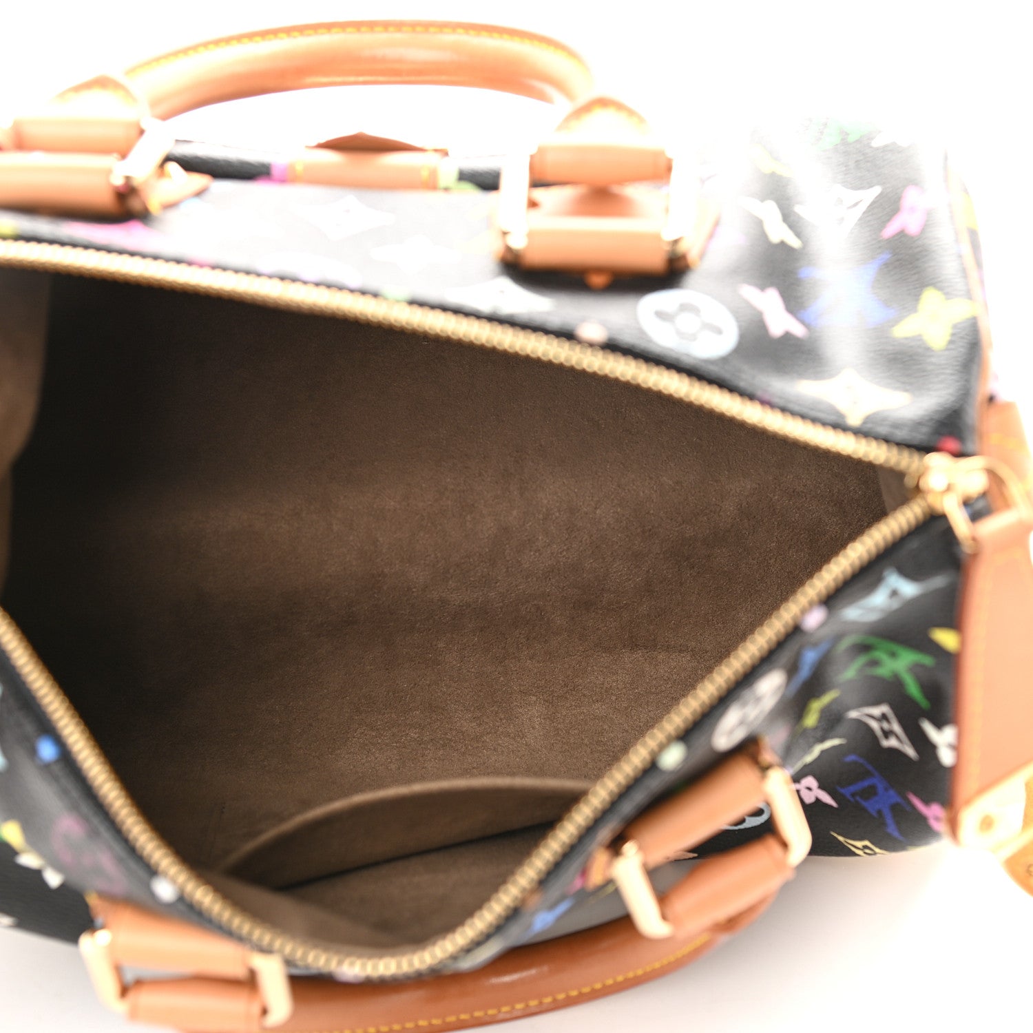 Louis Vuitton Monogram Multicolor Speedy 30 Black 5 of 9