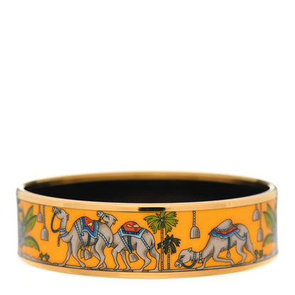 Hermes Enamel Printed Wide Bracelet 65 3 of 5