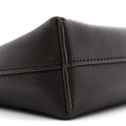 The Row Grained Calfskin Rene Crossbody Dark Brown 8 of 11
