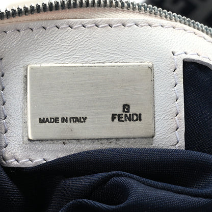 Fendi Zucchino Baguette Navy White 6 of 9