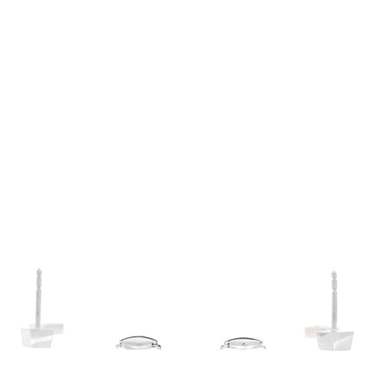 Tiffany 18K White Gold Diamond Frank Gehry Torque Drop Earrings 3 of 4
