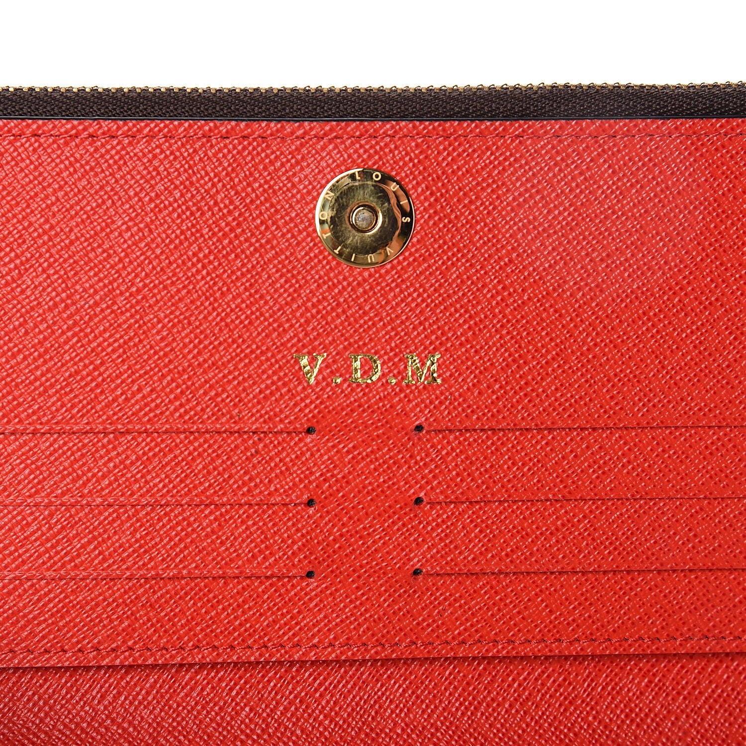 Louis Vuitton Monogram Adele Wallet Coquelicot 7 of 8