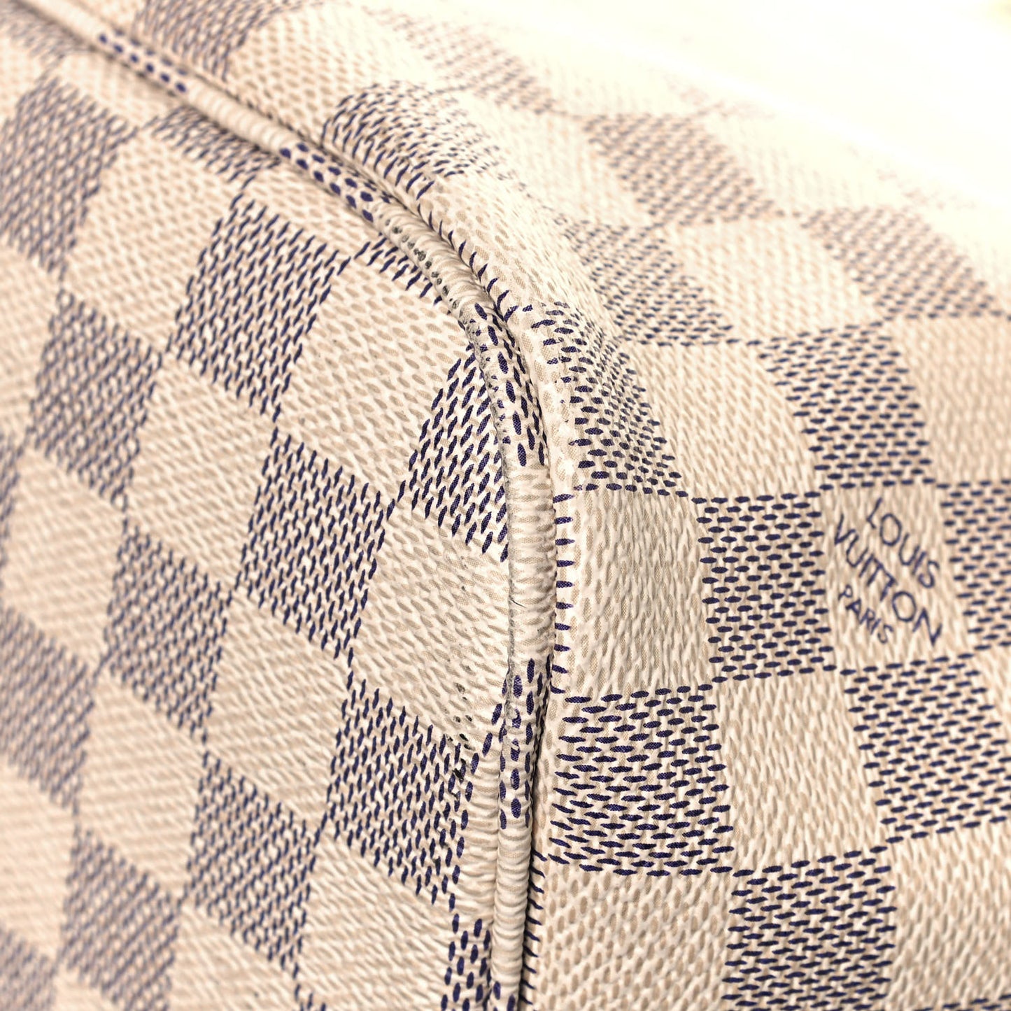 Damier Azur Neo Neverfull MM Rose Ballerine