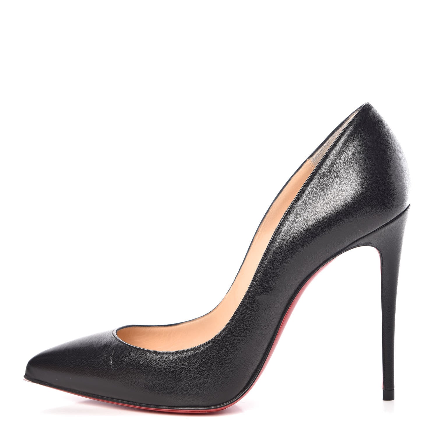 Christian Louboutin Shiny Nappa Pigalle Follies 100 Pumps 36 Black 1 of 9