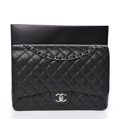Chanel Caviar Quilted Maxi Double Flap Black 15 of 15