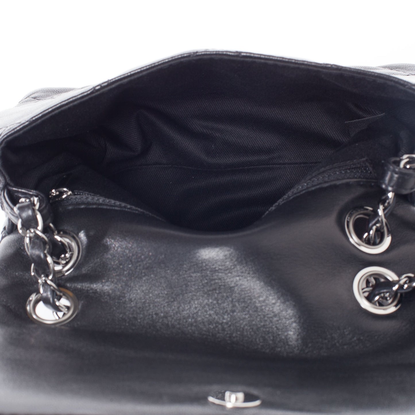 Lambskin Small Soft Touch Flap Black