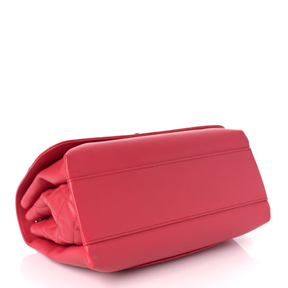 Chanel Calfskin Jumbo Tramezzo Flap Red 4 of 9