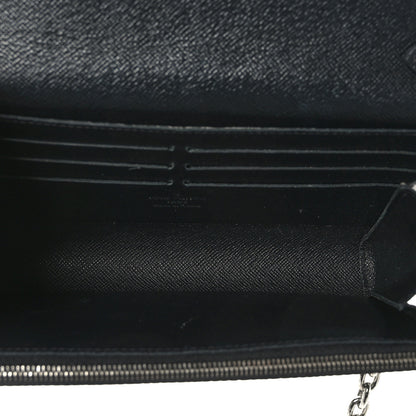 Louis Vuitton Epi Twist Chain Wallet Black 5 of 8