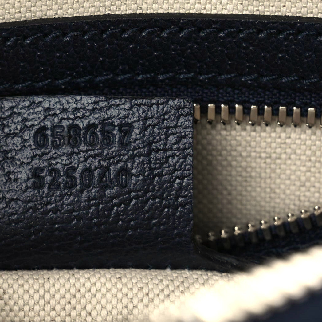 Gucci Monogram Multicolor Textured Calfskin Retro Interlocking G Belt Bag Light Blue 12 of 12