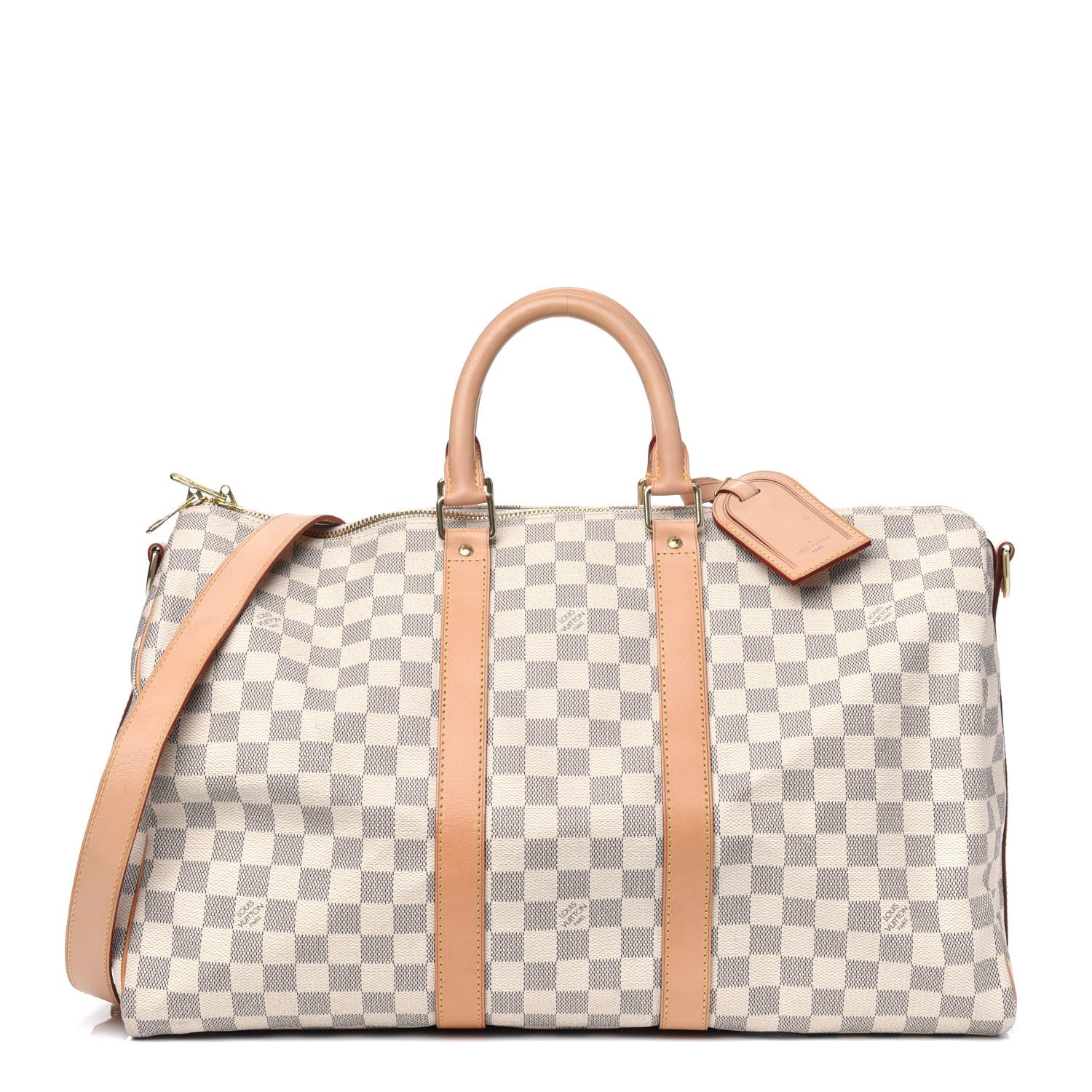 Louis Vuitton Damier Azur Keepall Bandouliere 45 1 of 8