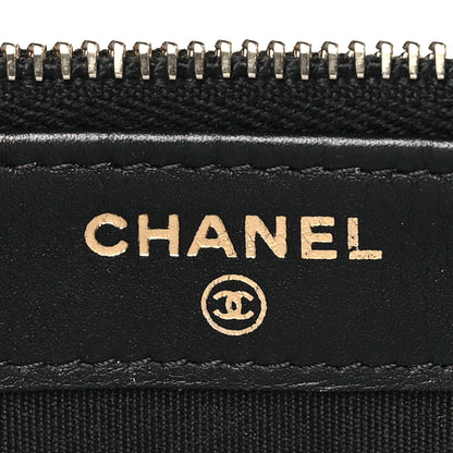 Chanel Lambskin Quilted Small Boy Clutch With Chain Black 6 of 12