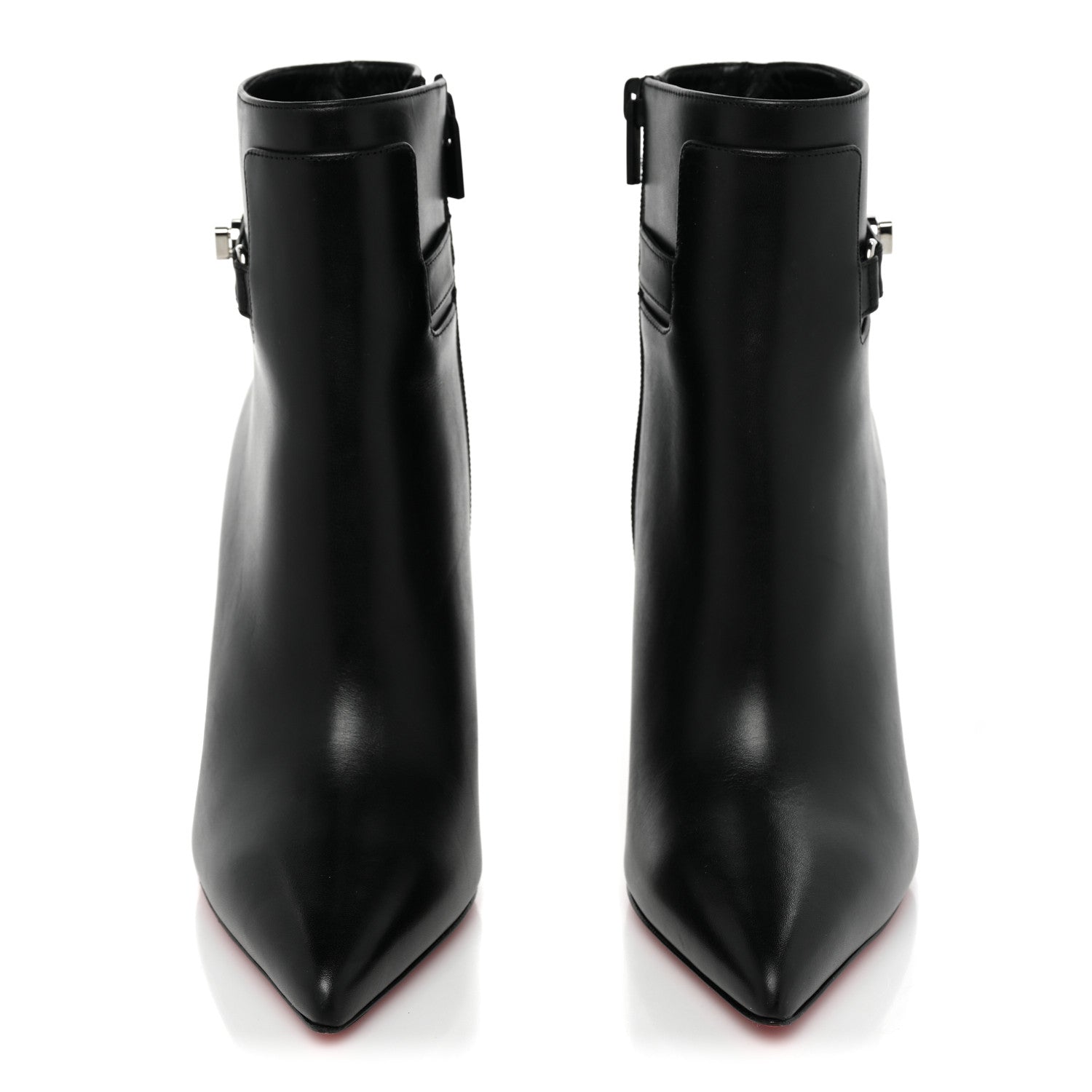 Christian Louboutin Calfskin Lock So Kate Booty 100 Ankle Booties 39.5 Black 3 of 24