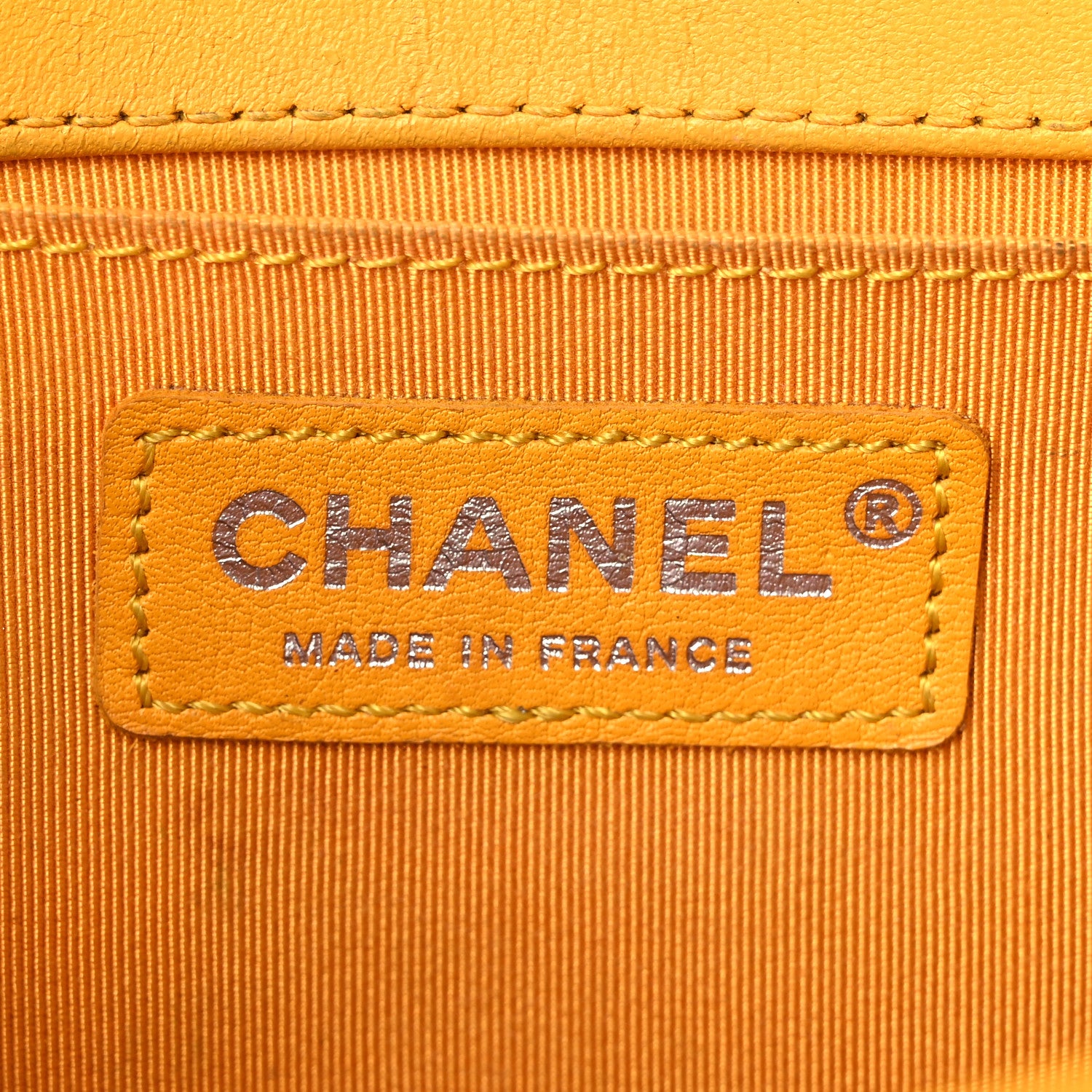 Chanel Lambskin Quilted Medium Boy Flap Yellow 6 of 27