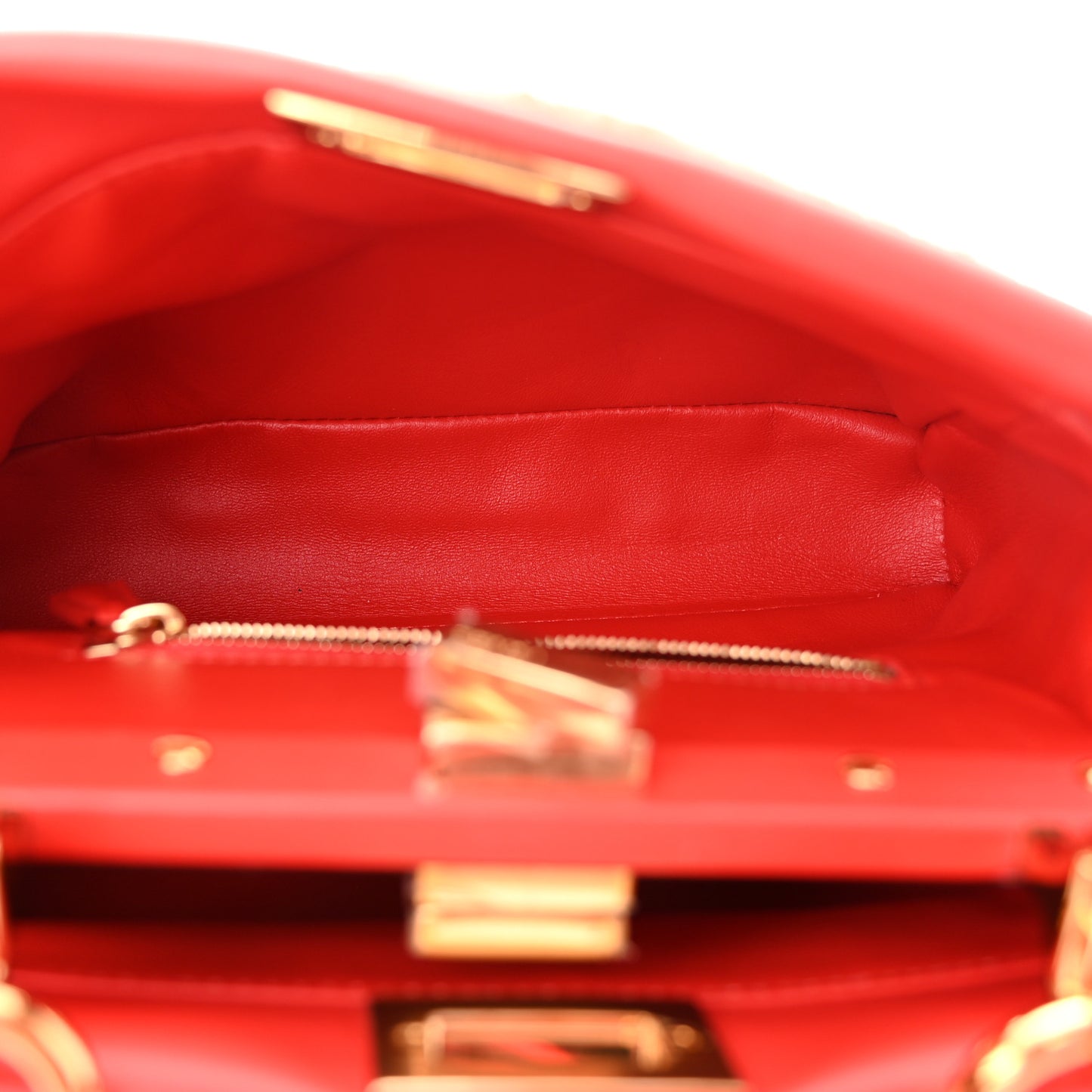 Shearling Nappa Macro FF 1974 Mini Peekaboo Iconic Satchel Tulipano Georgia Poppy