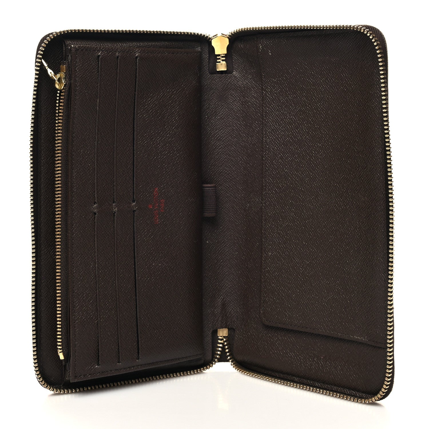 Louis Vuitton Damier Ebene Zippy Organizer Wallet 5 of 9