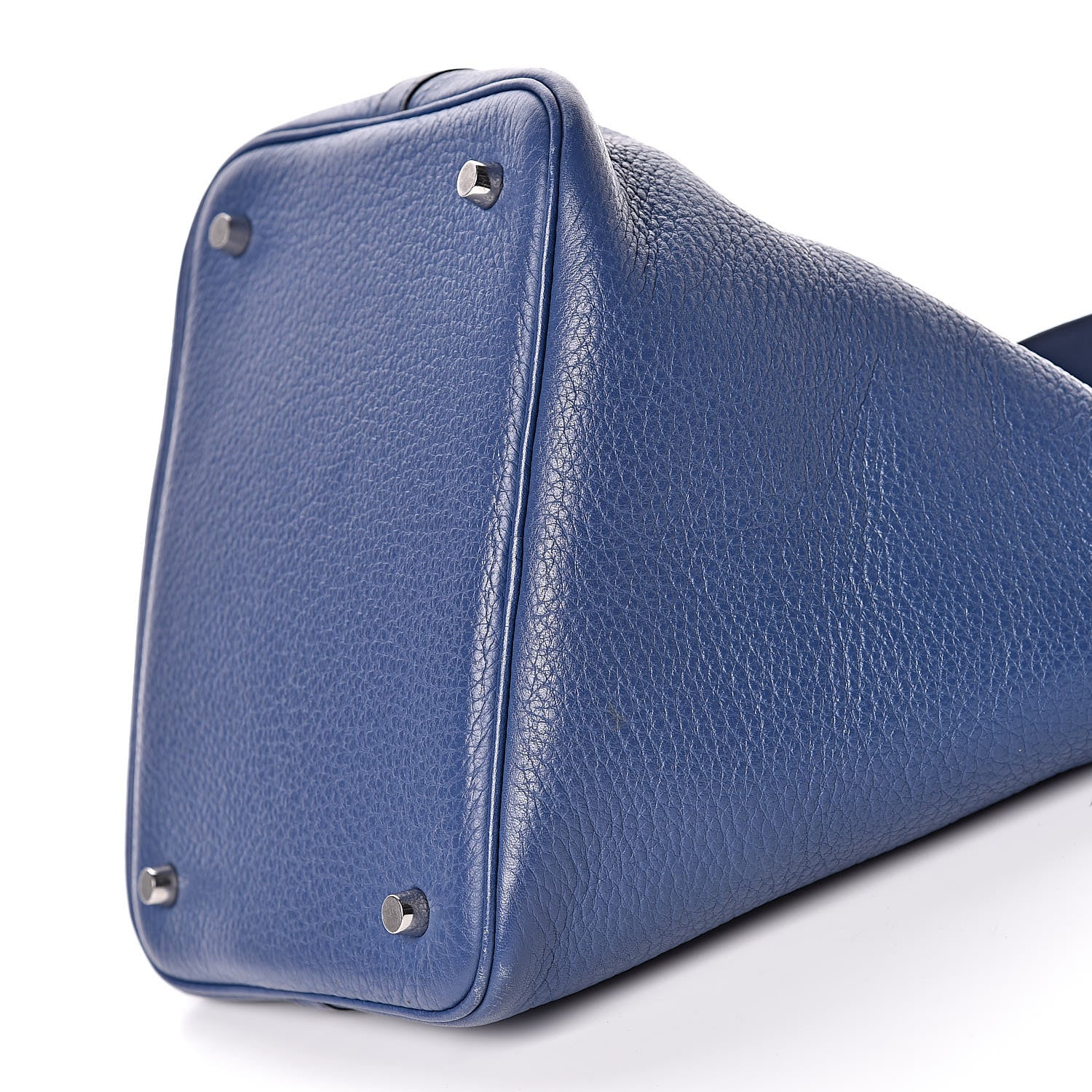 Hermes Taurillon Clemence Picotin 22 MM Bleu Brighton 6 of 10