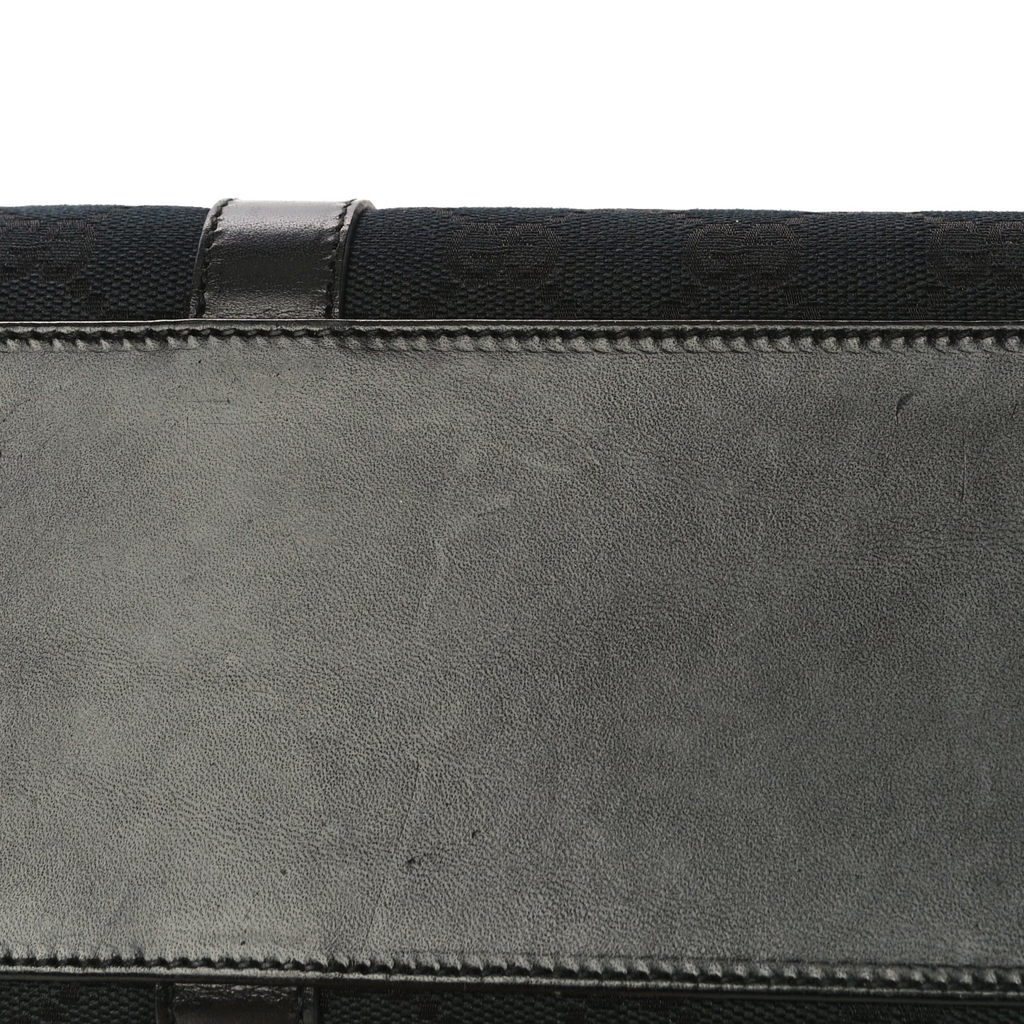 Monogram Bardot Shoulder Bag Black