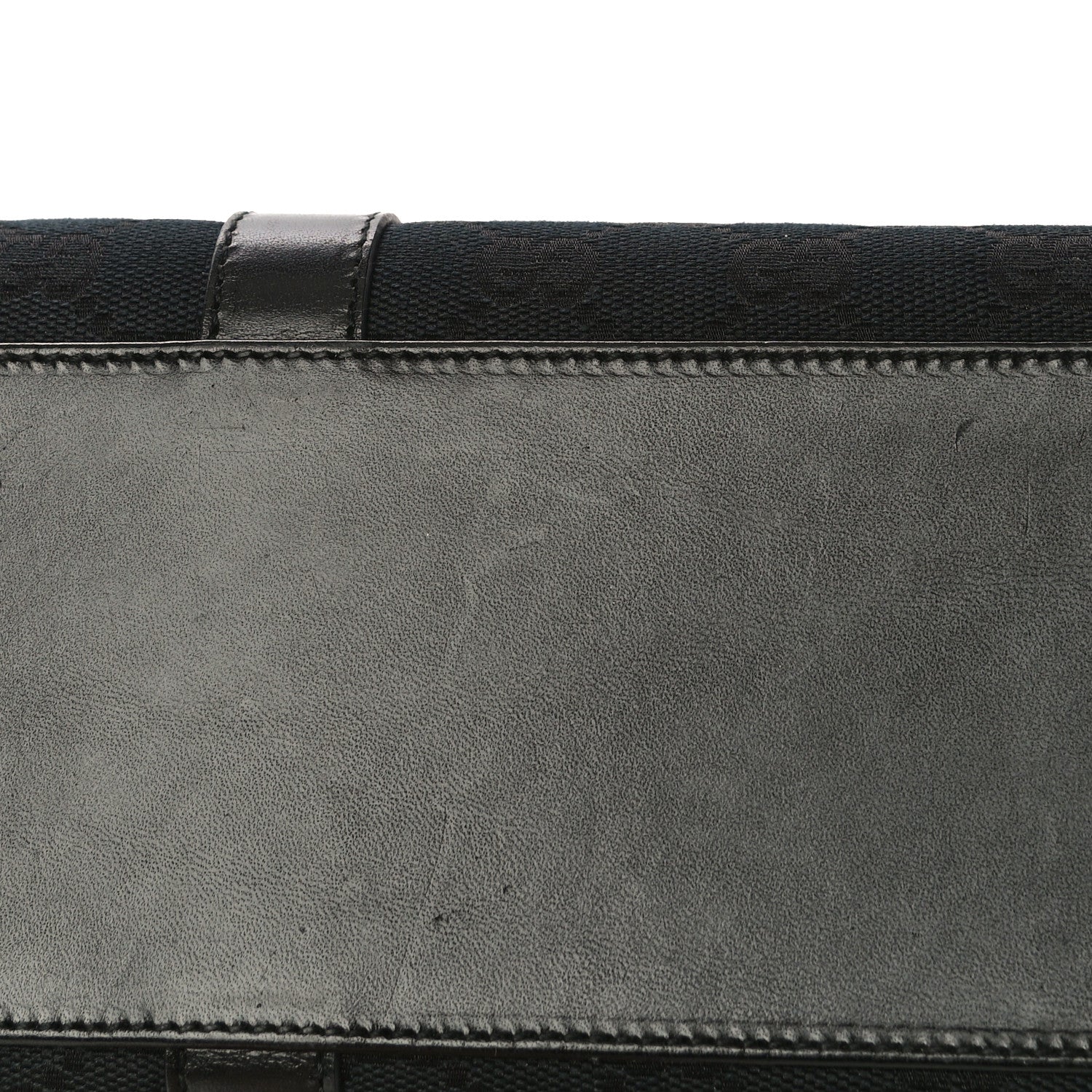 Gucci Monogram Bardot Shoulder Bag Black 10 of 11