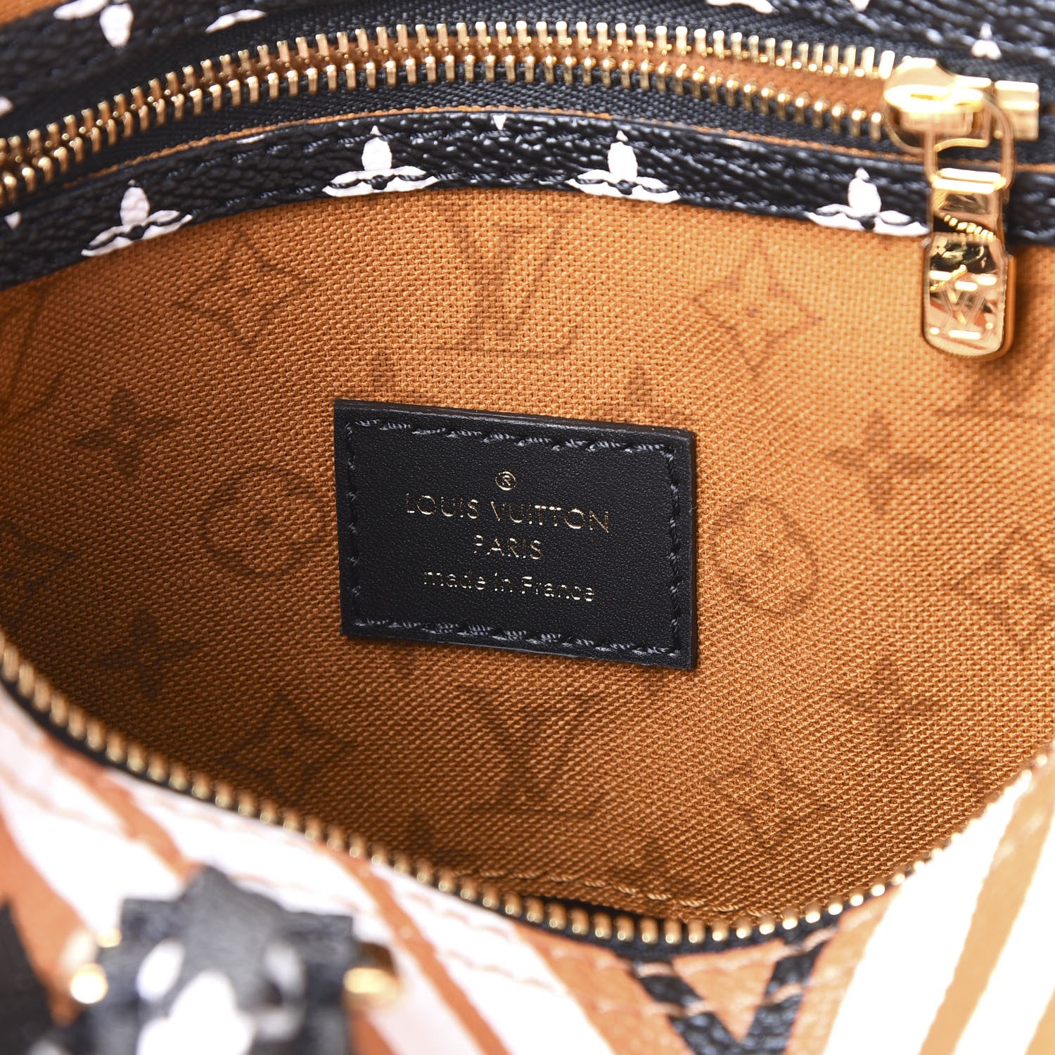 Louis Vuitton Monogram Giant Crafty Speedy Bandouliere 25 Creme Caramel 9 of 10