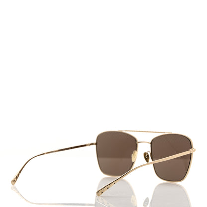 Chanel Metal Pilot Sunglasses 4256 Gold 4 of 8