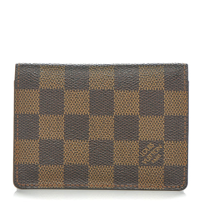 Louis Vuitton Damier Ebene Porte 2 Cartes Vertical Card Holder 1 of 7
