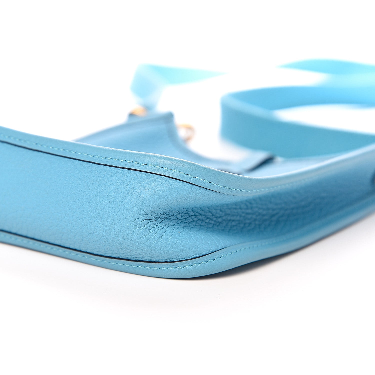 Hermes Taurillon Clemence Evelyne TPM Bleu Du Nord 8 of 9