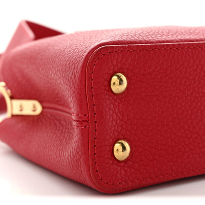 Louis Vuitton Taurillon Mini Capucines Scarlet 8 of 9