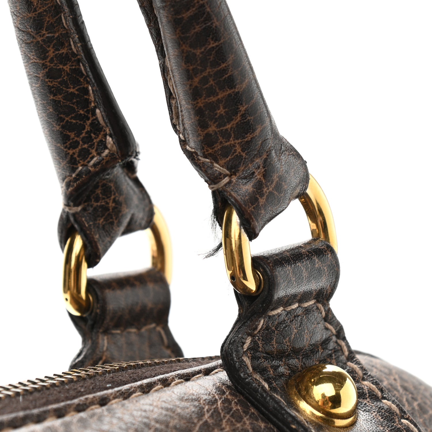 Gucci Guccissima Medium New Pelham Shoulder Bag Dark Brown 10 of 11