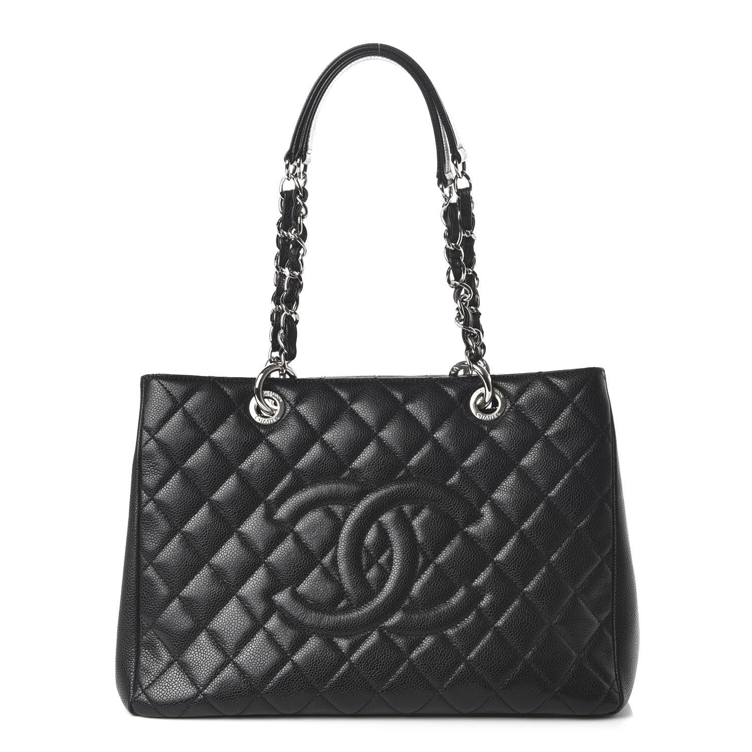 Chanel Caviar Quilted Grand Shopping Tote GST Black 1 of 10