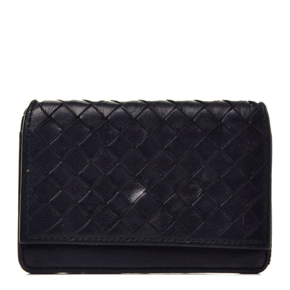 Bottega Veneta Nappa Intrecciato Card Holder Black 1 of 6