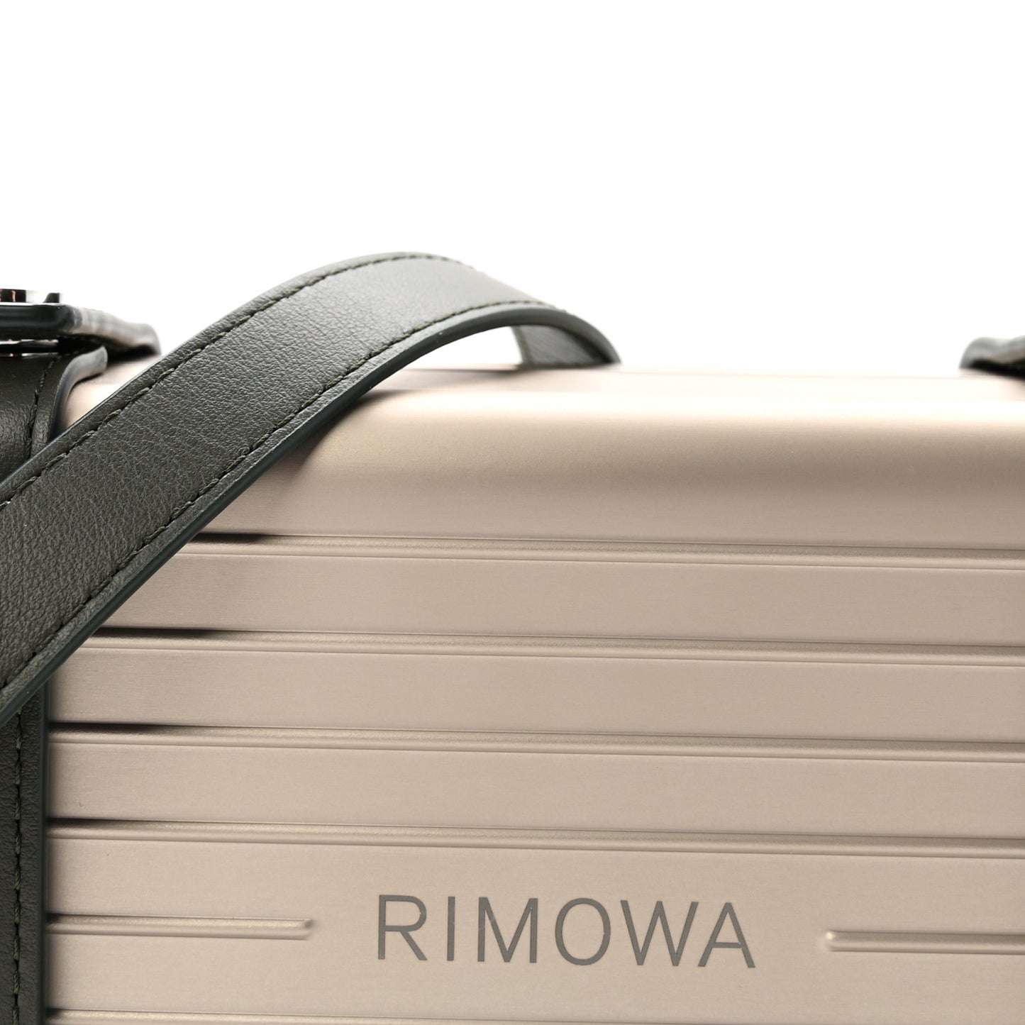Gloss Polycarbonate Personal Cross-Body Bag Titanium