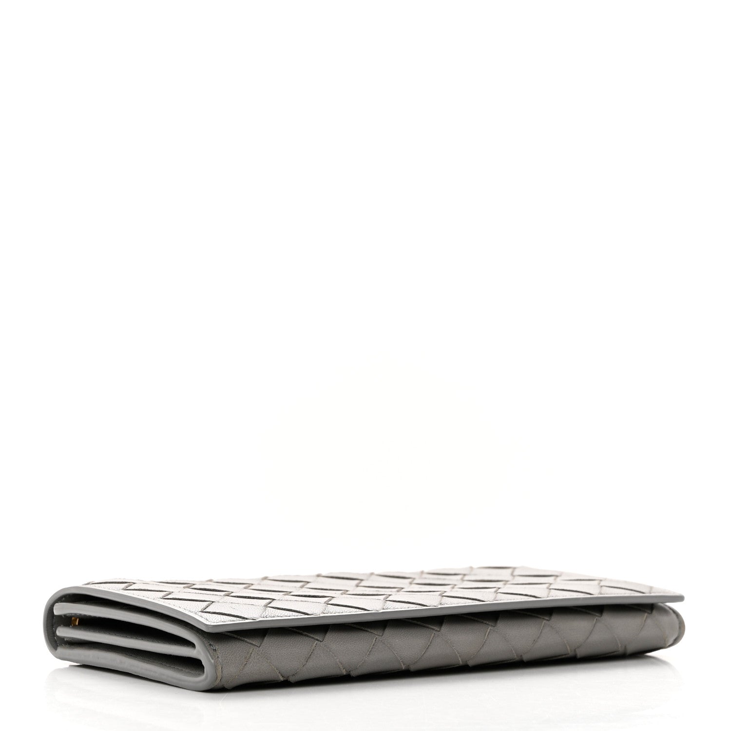 Bottega Veneta Nappa Intrecciato Flap Wallet Grey 4 of 7