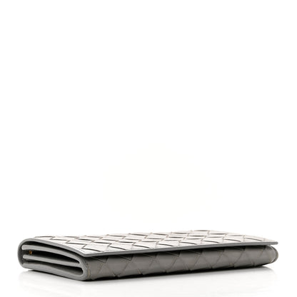 Bottega Veneta Nappa Intrecciato Flap Wallet Grey 4 of 7