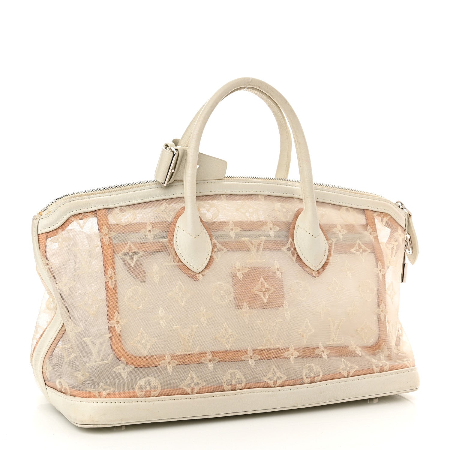 Louis Vuitton Monogram Transparence Lockit East-West White 3 of 16