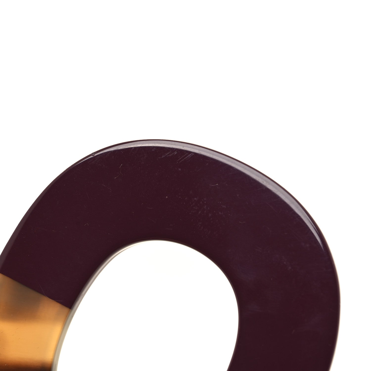 Hermes Lacquered Buffalo Horn Pendant Necklace 6 of 7