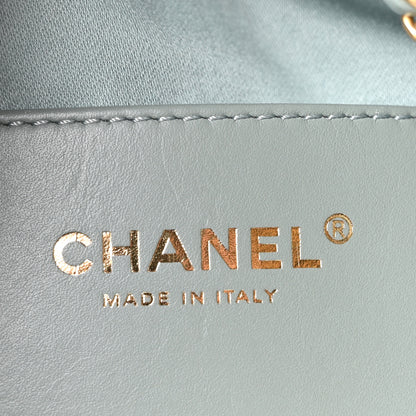 Chanel Caviar Quilted Small Chanel 25 Handbag Light Green 11 of 17