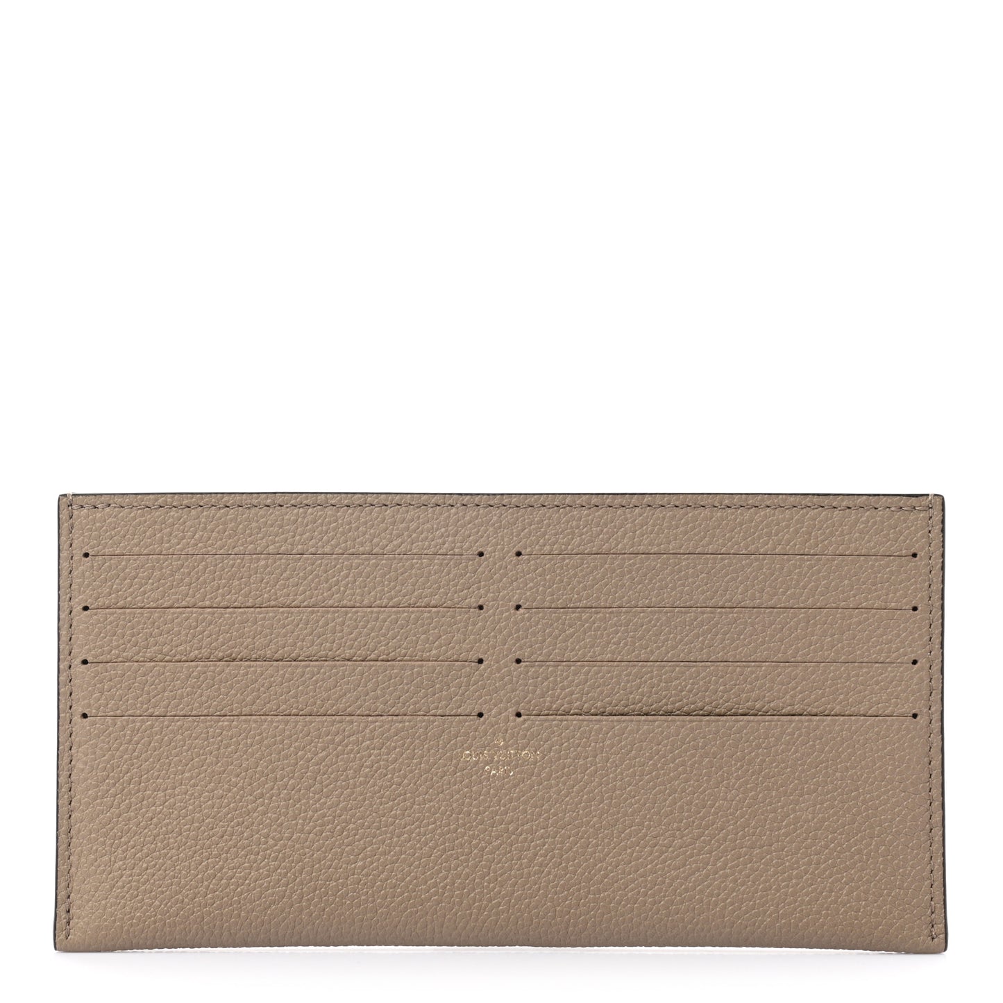 Calfskin Felicie Chain Wallet Card Holder Insert Tourterelle