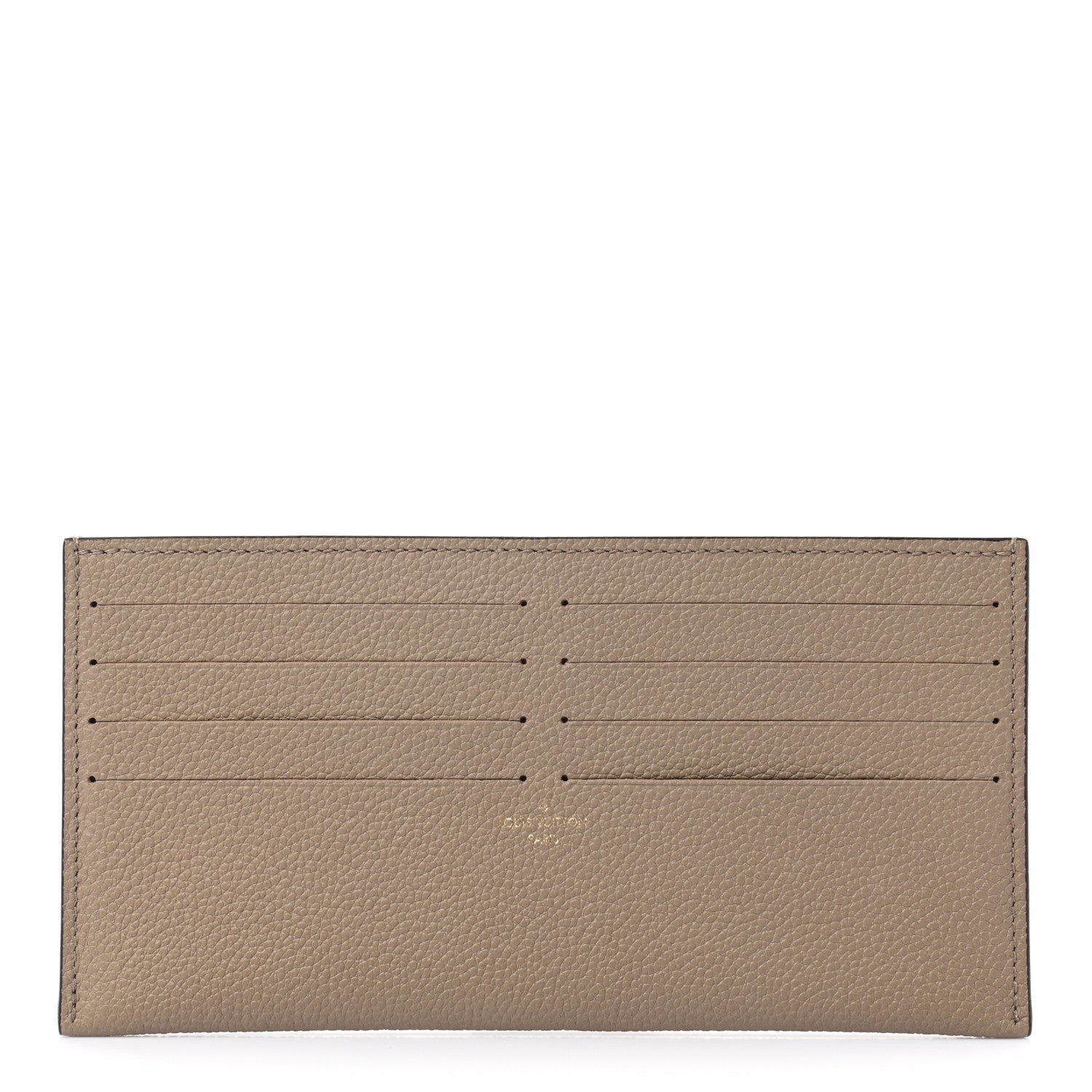 Louis Vuitton Calfskin Felicie Chain Wallet Card Holder Insert Tourterelle 1 of 6