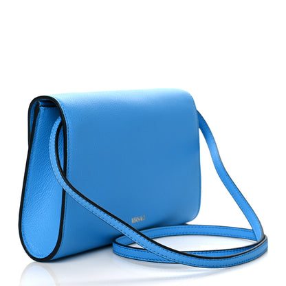 Versace Grained Calfskin La Medusa Crossbody Bag DV Blue 3 of 9