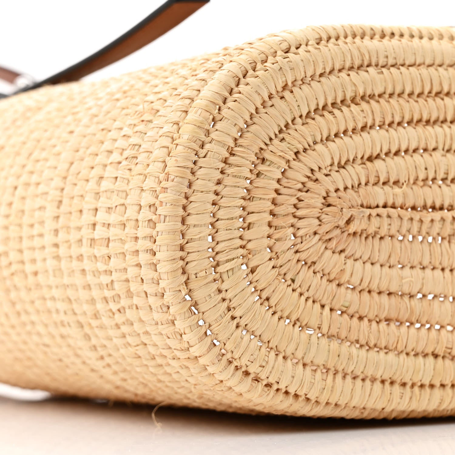 Loewe Raffia Small Square Basket Tote Bag Natural Tan 9 of 11