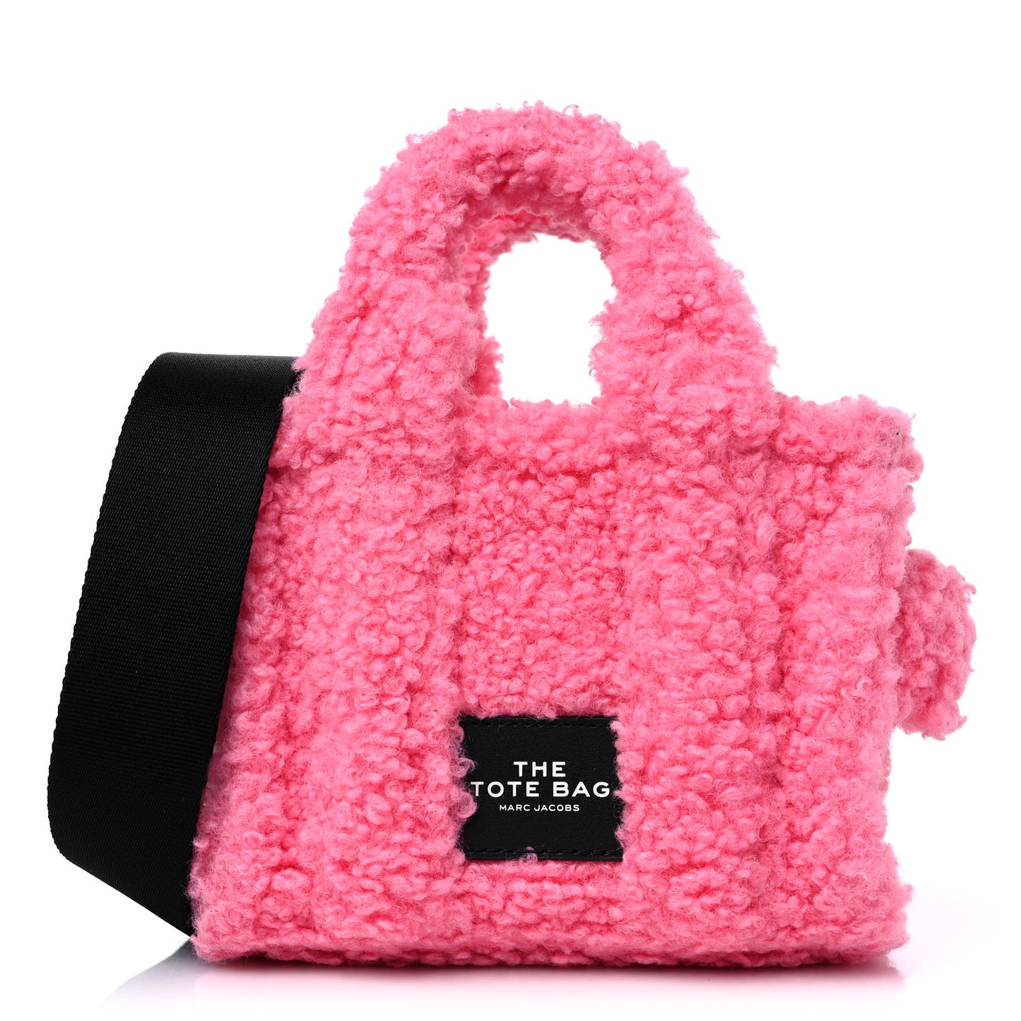 Polyester Cotton Mini The Teddy Traveler Tote Bag Pink