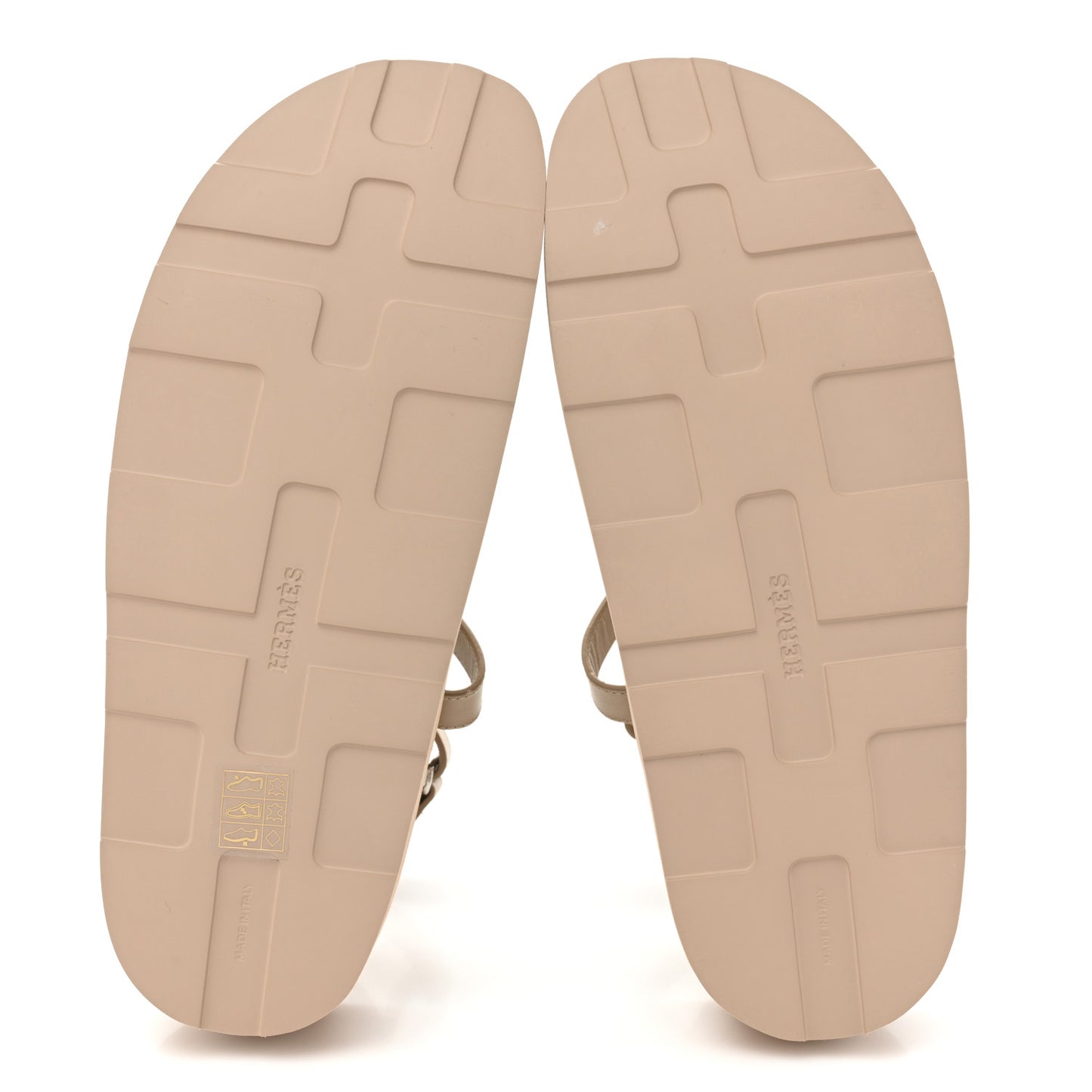 Calfskin Womens Enid Sandals 40 Argile