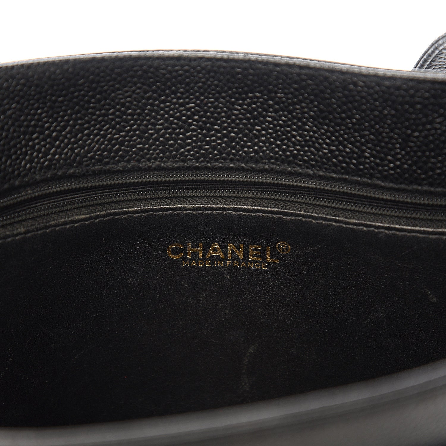 Chanel Caviar CC Tote Black 5 of 12