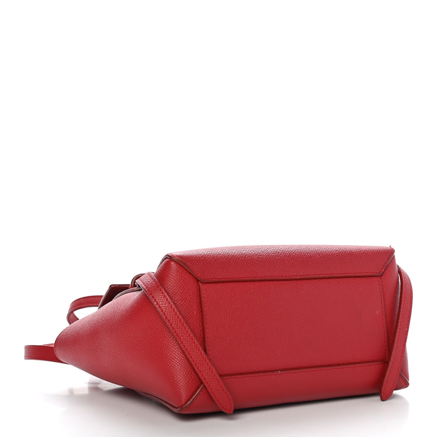Grained Calfskin Nano Belt Bag Coquelicot