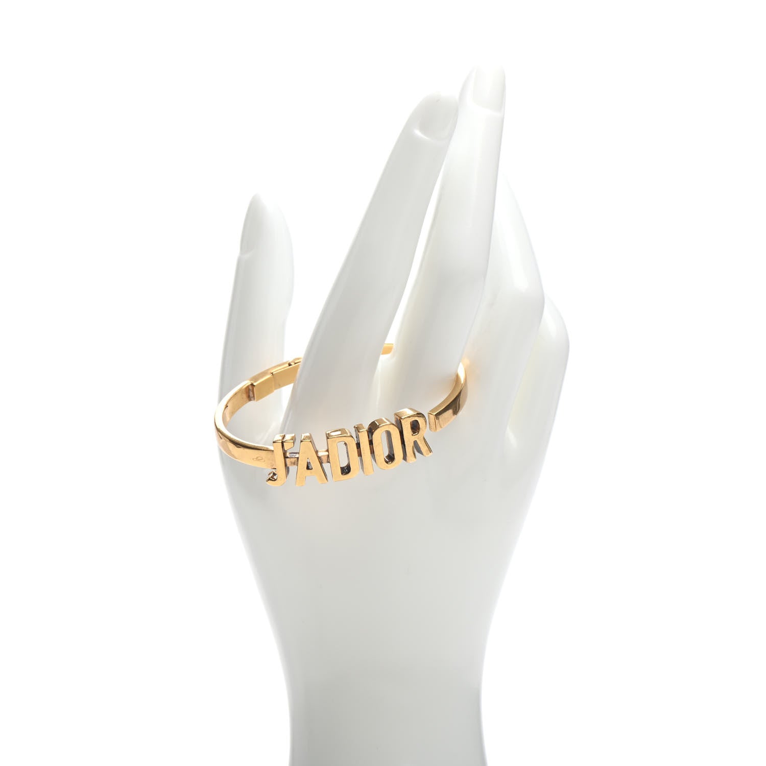 Christian Dior Metal J'Adior Bracelet Cuff Gold 2 of 5