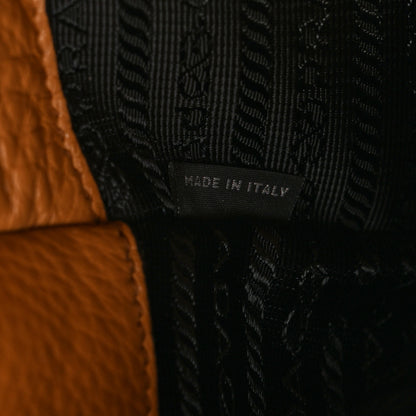 Prada Vitello Phenix Shoulder Bag Caramel 7 of 11