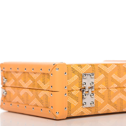 Goyard Goyardine Minaudiere Trunk Bag Yellow 7 of 13