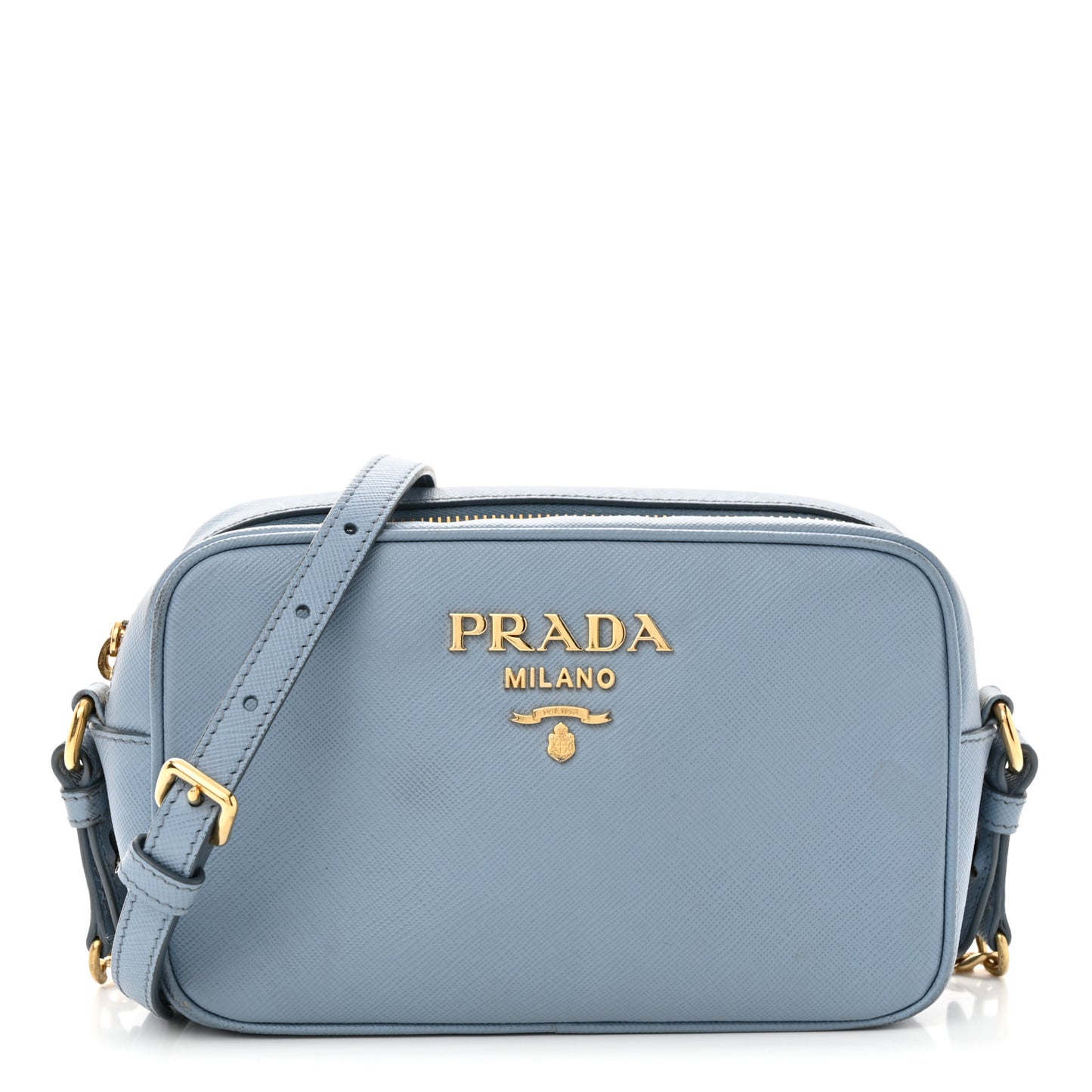 Saffiano Mini Camera Crossbody Bag Astrale