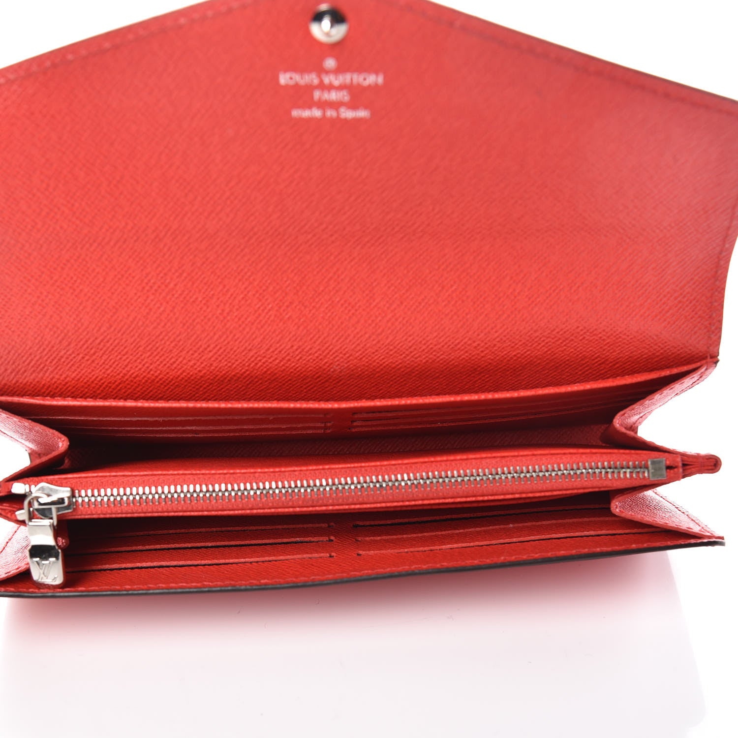 Louis Vuitton Epi Sarah Wallet NM Coquelicot 5 of 7