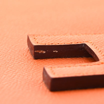 Hermes Epsom Jige Elan 29 Clutch Orange 9 of 12